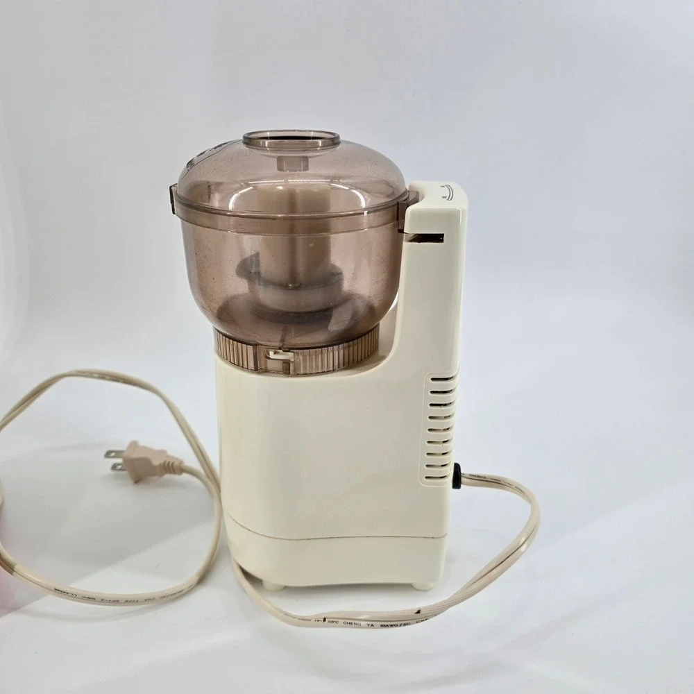 Vintage Sunbeam Oskar Jr Chopper Plus Food Processor 14131 Electric Mini White